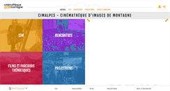 Desktop Screenshot of cimalpes.fr